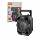 Caixa De Som Bluetooth LED RGB 8w AL-3187