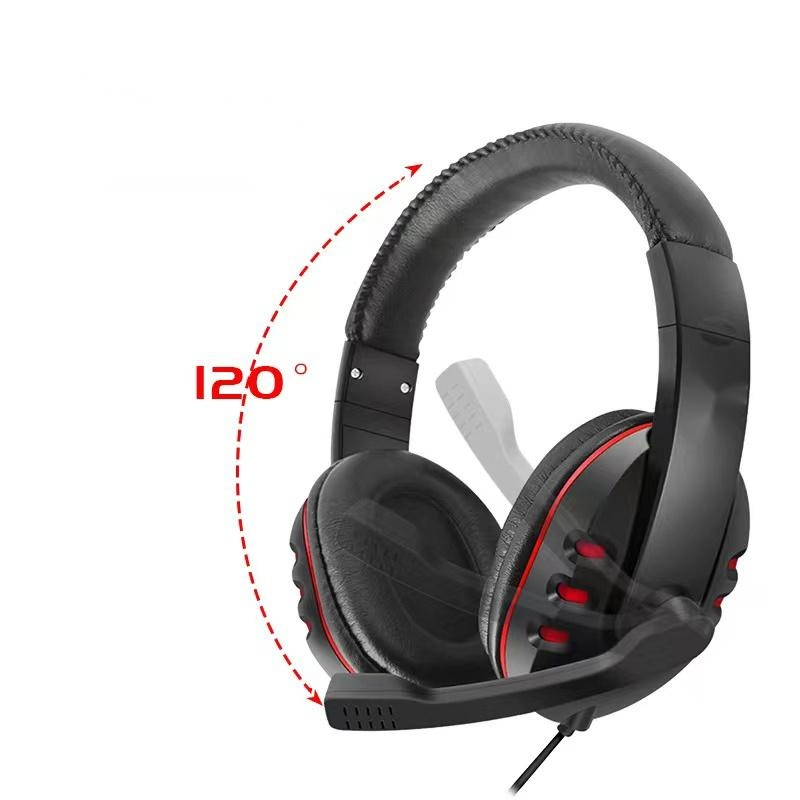 Fone De Ouvido Headphone Gamer P2 Microfone Preto