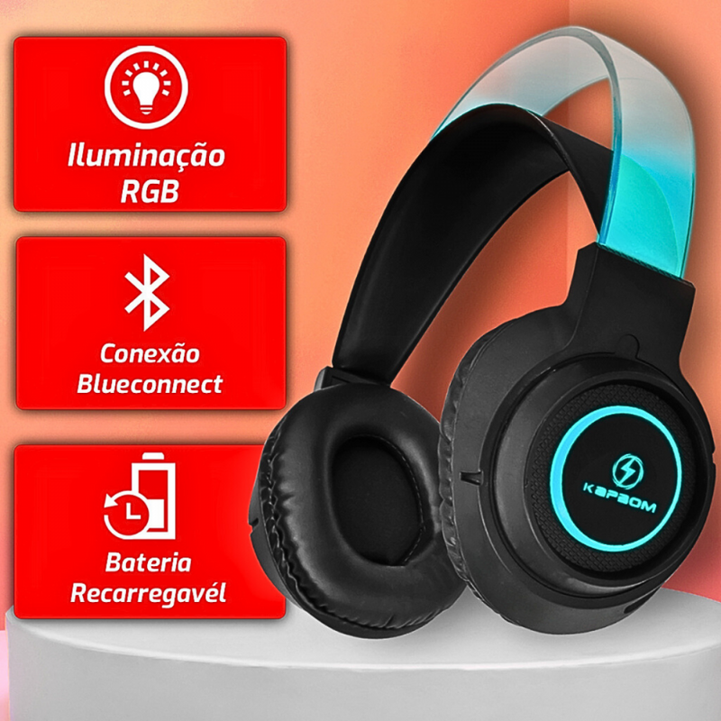 Fone de Ouvido Headphone Bluetooth KA-755