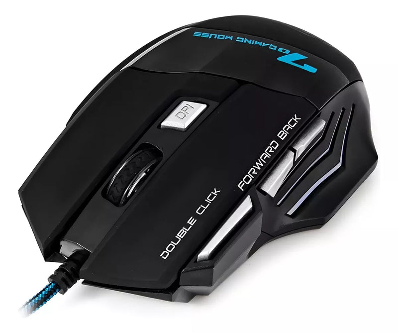 Mouse Gamer X7: Precisão Extrema com Sensor 6000 DPI e RGB